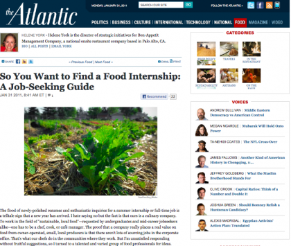 Good Food Jobs Makes the Atlantic Food Channel