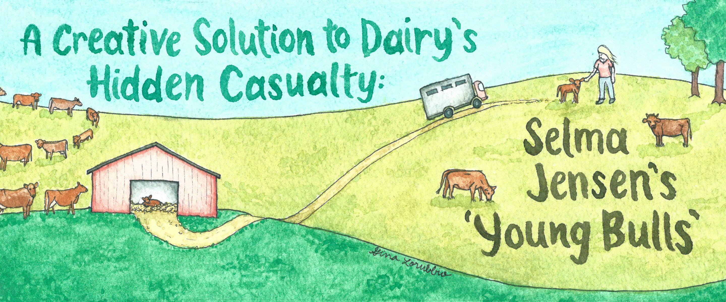 A Creative Solution to Dairy’s Hidden Casualty: Selma Jensen’s ‘Young Bulls’